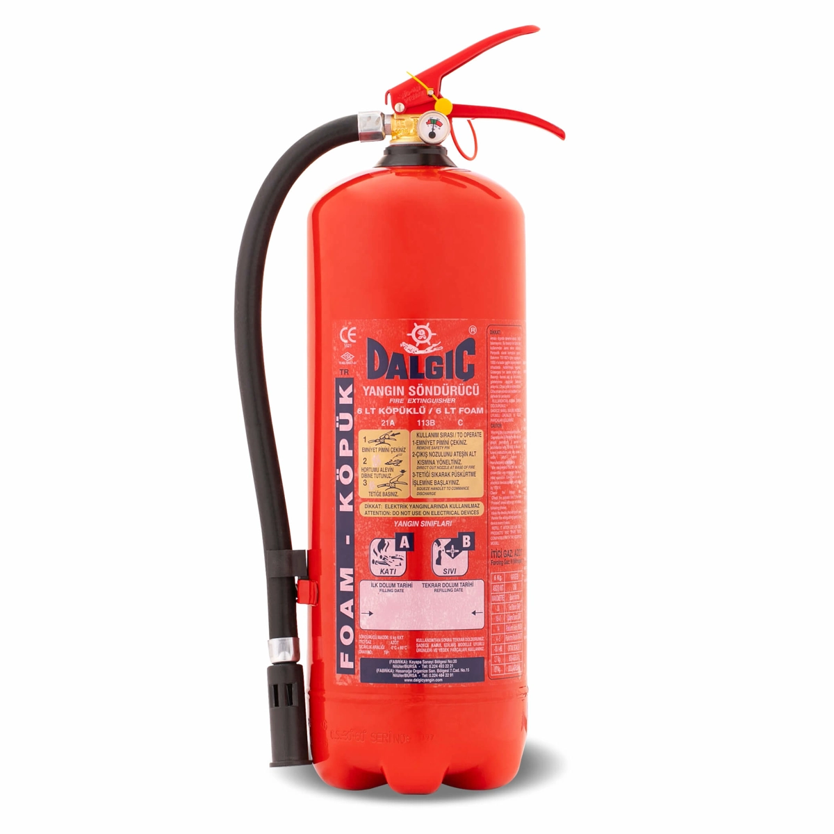 6L Kopuklu Yangin Sondurucu 1